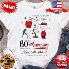RARE A Charlie Brown Christmas 60th Anniversary 1965 2025 Charles T-Shirt S-5XL