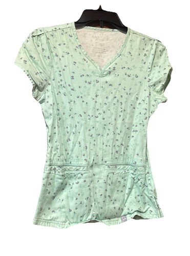 Jaanuu Scrubs Top Women’s Xs Short Sleeve V Neck Cotton/spandex