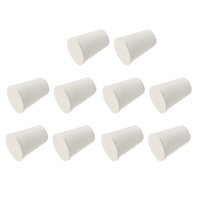#ad 10 Pcs Tapered Rubber Stopper Plug 000# Solid Rubber Stoppers for Lab TubeWhi... $7.82