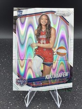 2025 Panini Prizm WNBA Kiki Iriafen White Seismic Prizm #149 RC Mystics