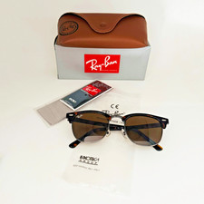 Store Display Rayban RB3016 Clubmaster Tortoise Gold / Brown 145mm