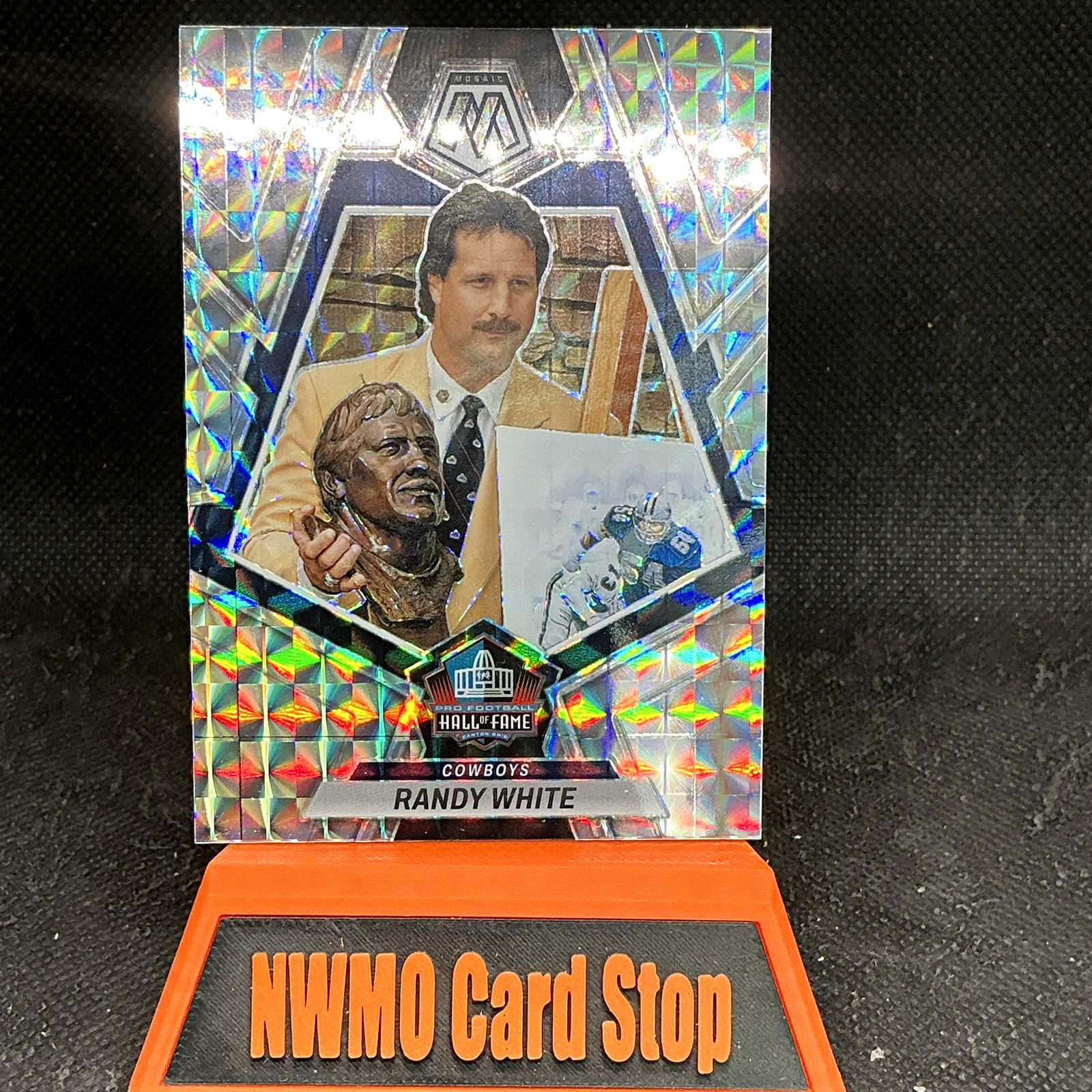 2023 Panini Mosaic Randy White #276 Dallas Cowboys Hall of Fame Mosaic Prizm