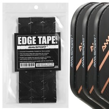 PICKLETECH Pickleball Paddle Edge Protection Tape with Logo- Paddle Head Edge...