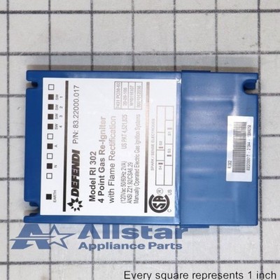 Whirlpool Range Spark Module Assembly WP74010766
