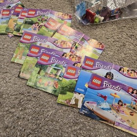 LEGO FRIENDS Parts Pieces Blocks Mini Dolls ~ Bulk Lot ~ 22+ lbs Manuals Barbie