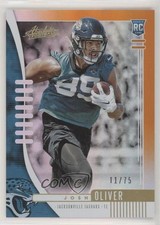 2019 Panini Absolute Rookie Orange Spectrum 11/75 Josh Oliver #194 0c2