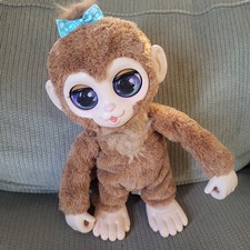 FurReal Peanut The Playful Monkey Interactive Toy Monkey 15" Only No Bottle