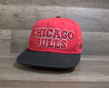 Chicago Bulls Red Black Adjustable Snap Back Adidas Hat Cap Youth Unisex