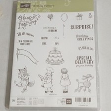Stampin' Up Birthday Delivery Happy Birthday Special Delivery Craft Stamp Set