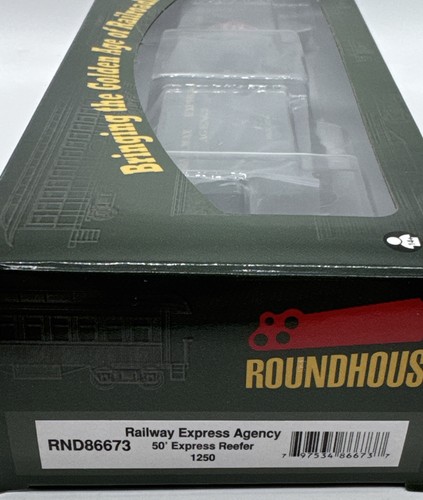 Roundhouse By Athearn HO 50’ Express Reefer Railway Expess Agency RND86673 #1250 - Picture 8 of 11