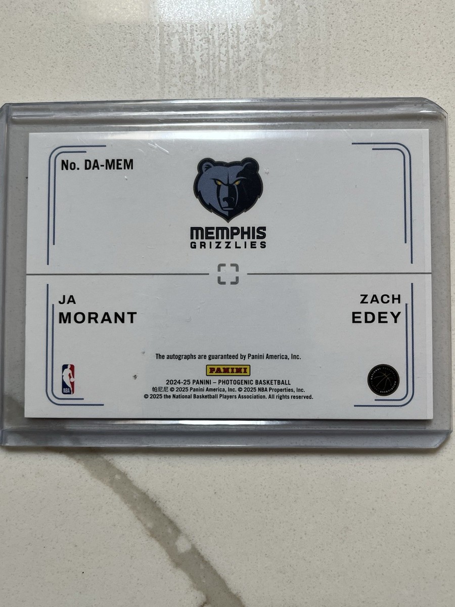 2024-25 Panini Photogenic Memphis Dual Auto - Ja Morant / Zach