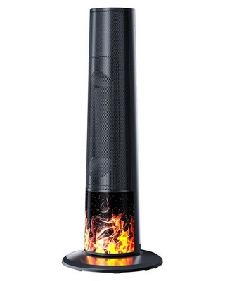 Tower Space Heater with Adjustable Thermostat for Large Room, 60° Oscillation...
