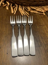 Northland Stainless Cocktail Forks Made In Korea Set Of 4