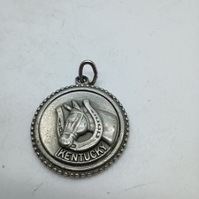 #AJ) Raro ciondolo souvenir vintage KENTUCKY DERBY ferro di cavallo