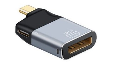 USB Type C Male to DP1.4 Female Adapter 8K60Hz 100W PD Charge AndroidMacWin PnP 