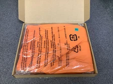 Three Sided Bed Skirt Easy Fit Elastic Twin / Twin XL Orange M19E