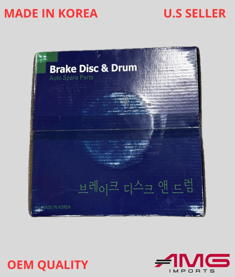 2 件装前刹车盘转子适用于 2007 年现代韦拉克鲁斯原始设备制造商正品 — 第 3/3 张图片