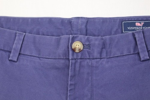 Vineyard Vines Breaker Shorts Men's sz 34 Blue Casual Flat Front - Picture 3 of 8