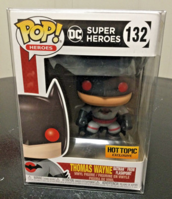 Funko Pop! Vinyl:DC Universe Batman Flashpoint Hot Topic Exclusive #132 In Case