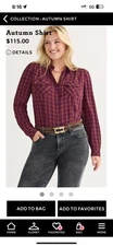 CAbi autumn shirt, Medium style 4790, Fall 24 New Release
