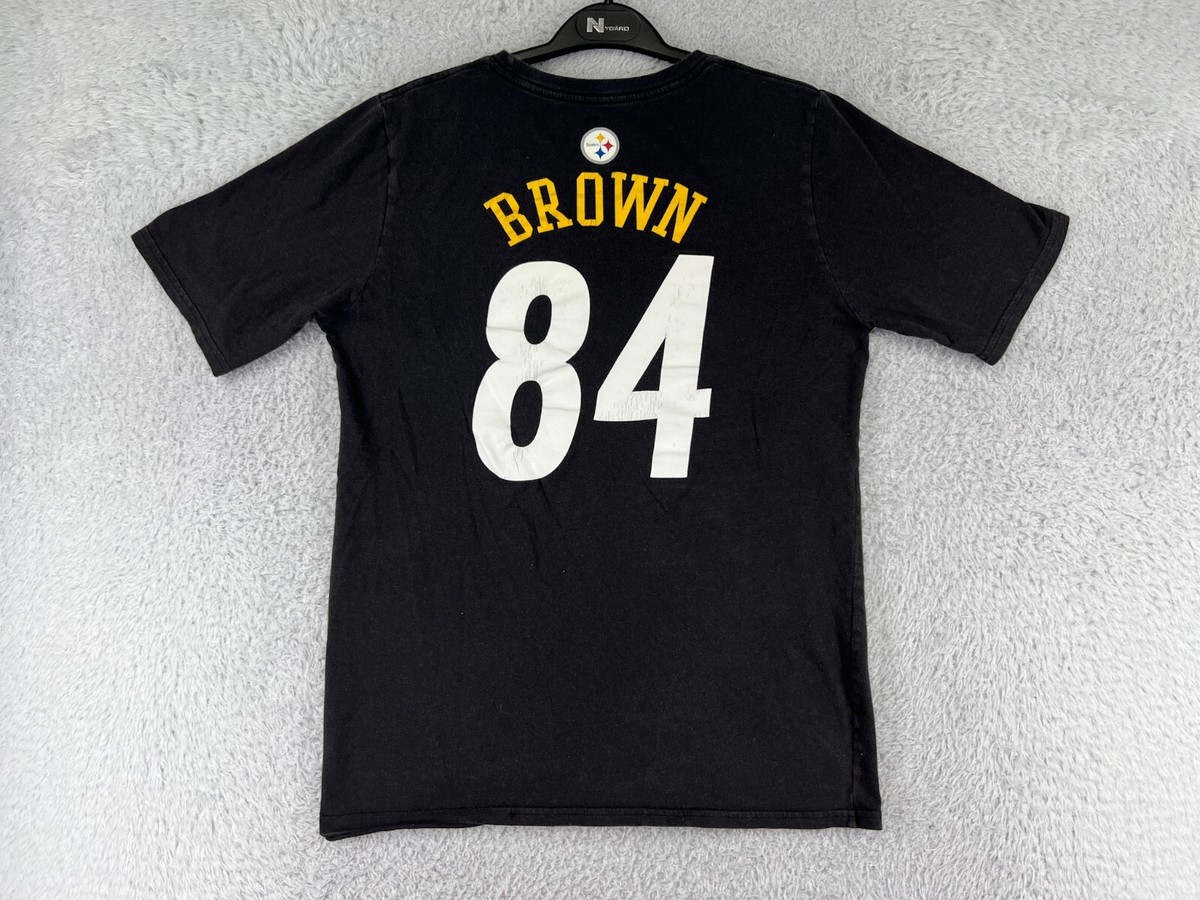 Pittsburgh Steelers Shirt Youth Extra Large Black #84 Antonio