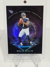 2022 Panini Black Malik Willis ForceField Case Hit SSP Titans FF-18 in ONE TOUCH