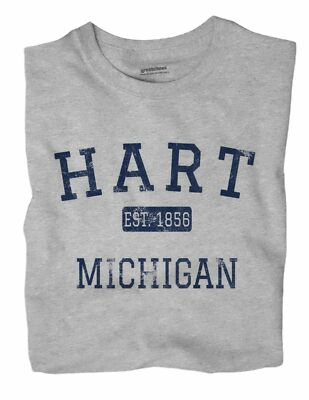#ad Hart Michigan MI T Shirt EST $18.99