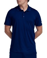 Reebok Short Sleeve Performance Training Polo Shirt Men's S Vector Navy Pullover
