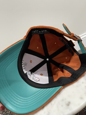 Just Don x Mitchell & Ness All Star Orange Velvet Hat | eBay