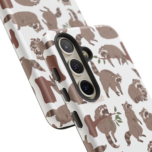 Raccoon Forest Phone Case - Cute Woodland Design, Animal Lover Gift - Dual Layer - Picture 133 of 177