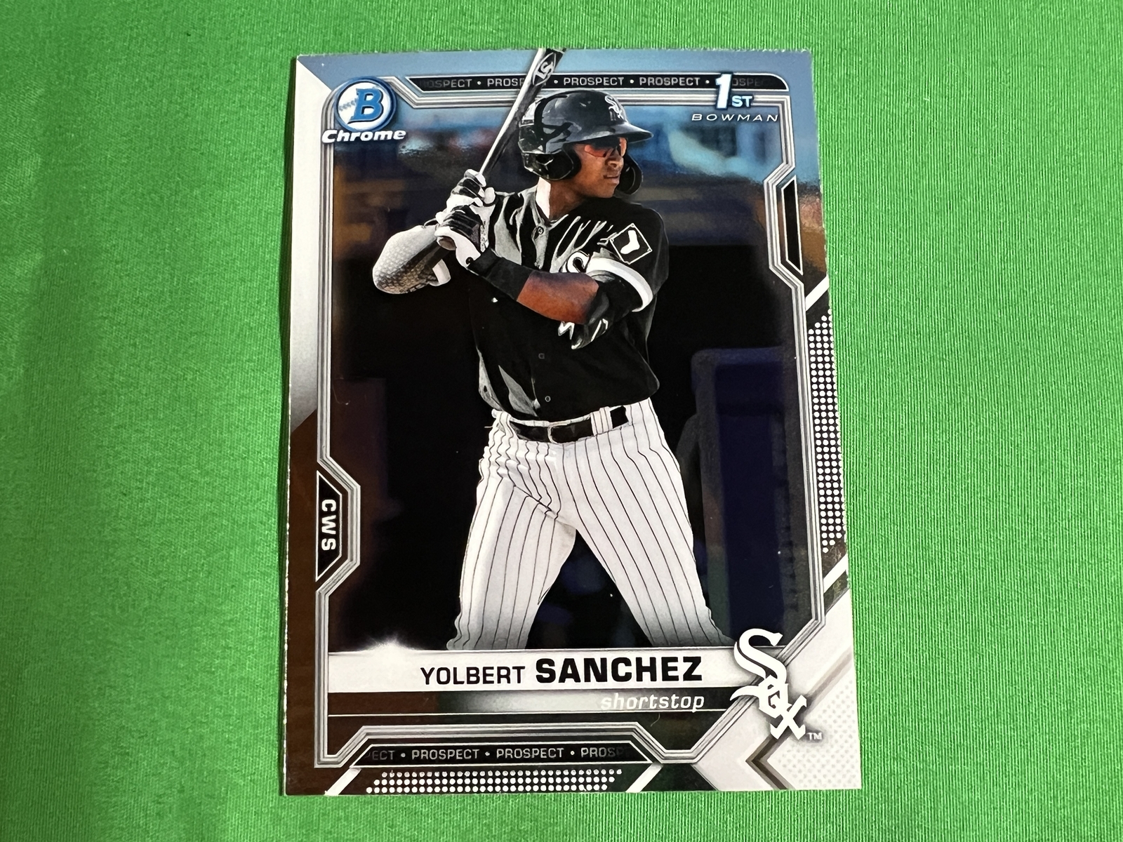 2021 Bowman Chrome Prospects #BCP40 Yolbert Sanchez Chicago White Sox