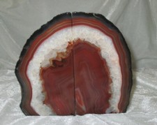 Buchstützen ~ Carneol ~ Achat ~ Mineral ~ 2860 Gramm ~ Unikat