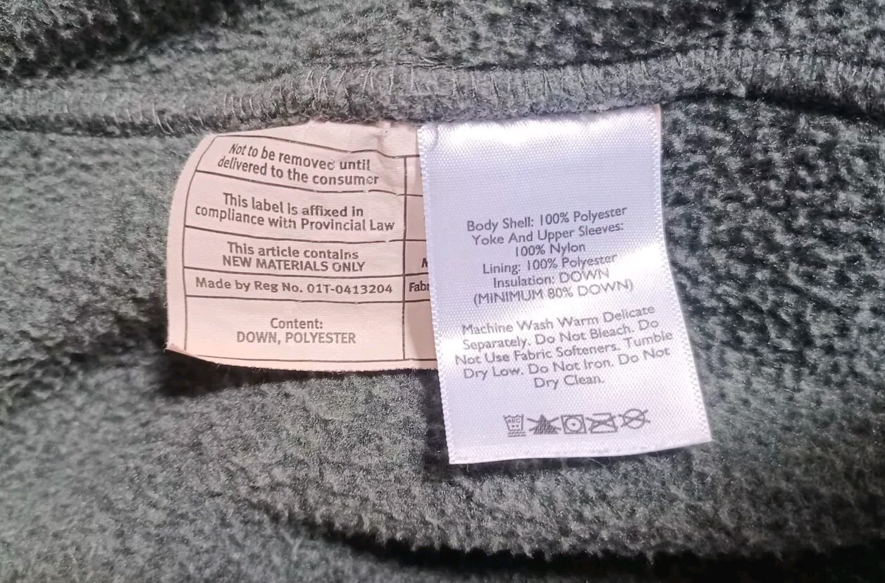 Eddie Bauer Jacket Mens XL Microtherm Hybrid Down Black Dark Gray Slim Fit EUC image 8