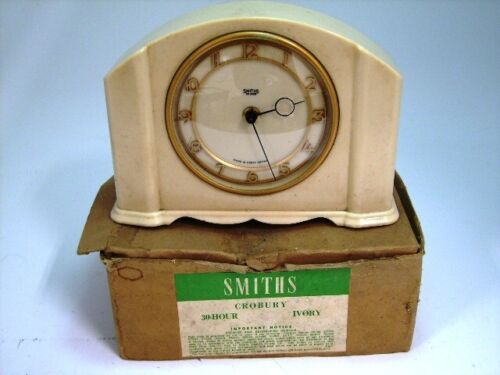 SMITH dead stock unused table clock 1940-50s - Picture 1 of 1