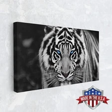The Silent Monarch Tiger Canvas Print for Home Decor, Wall Decor Art Poster