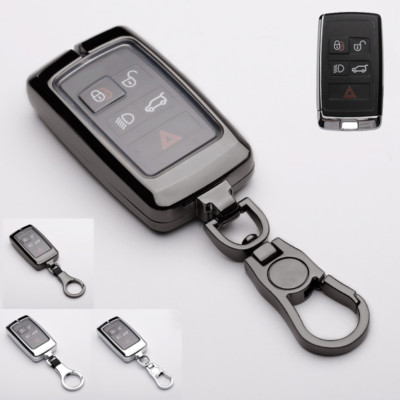 Zinc Alloy Car Key Fob Case Cover For Jaguar For Land Rover Range Rover Evoque