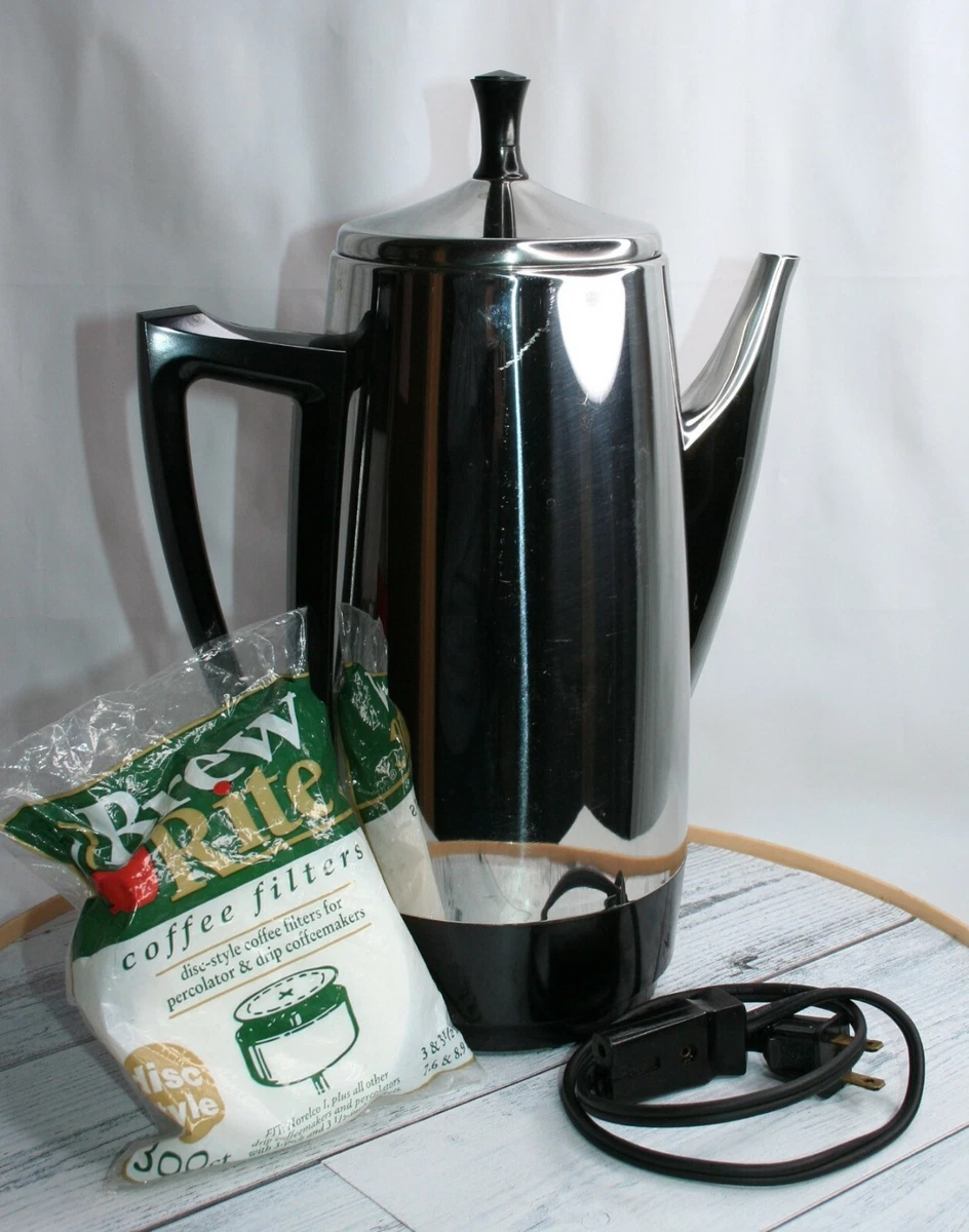 Presto 12 Cup Coffee Maker Percolator Stainless Steel 0281105 