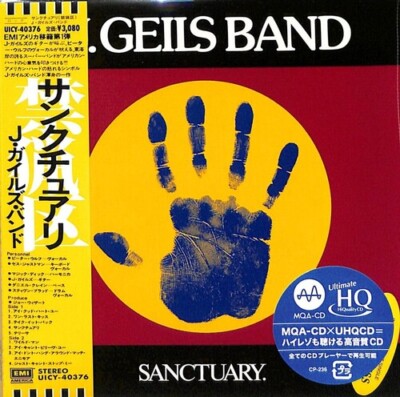 Sanctuary-Mqa X Uhqcd-Paper Sleeve by Geils, J Band (CD, 2022)