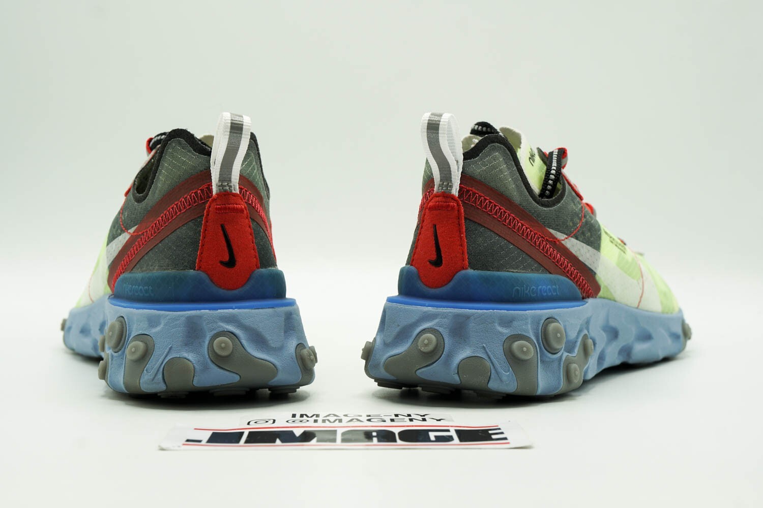 NIKE REACT ELEMENT 87 USED SIZE 4 UNDERCOVER VOLT… - image 5