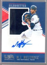 2018 USA Stars & Stripes M.J. MELENDEZ 18U ROOKIE GU JERSEY & AUTO! #/199!