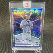 2023 Panini Elite Extra Edition Yeiner Fernandez Blue Stars FOTL Auto /15 #115