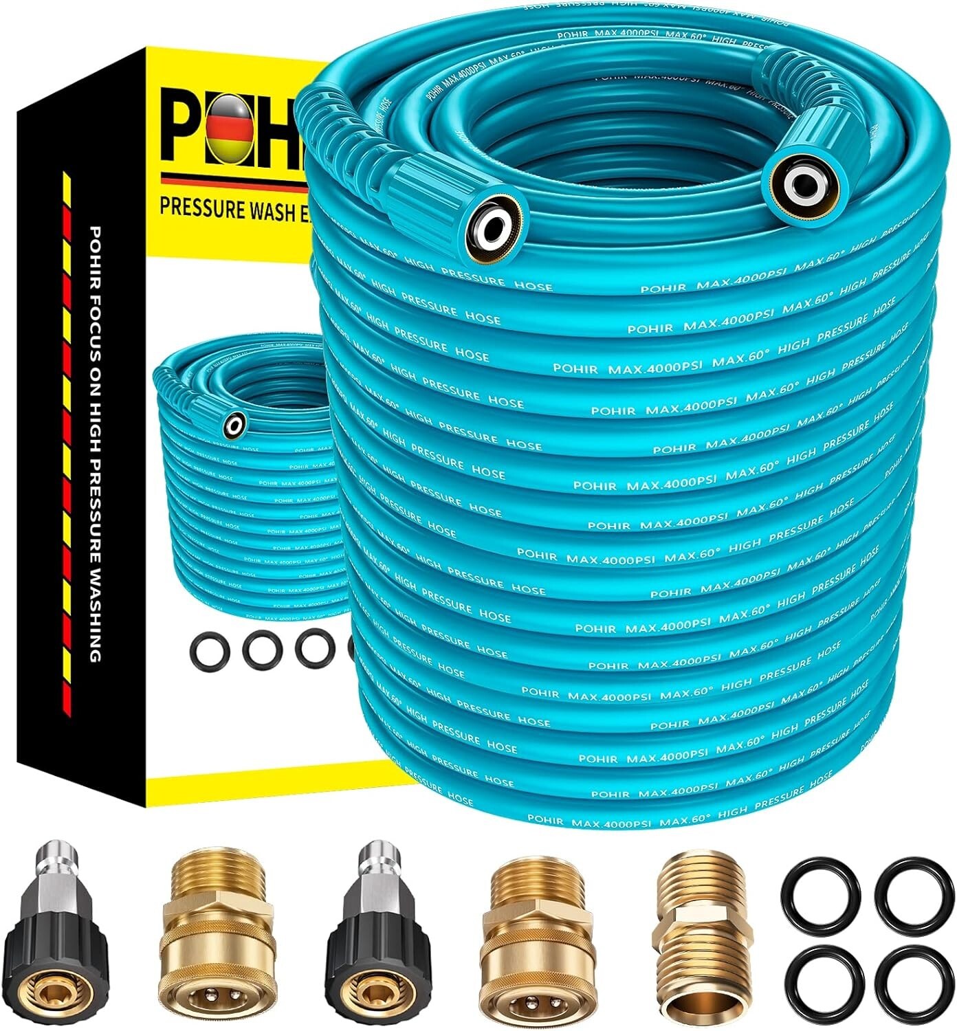 High Pressure 4000PSI Car Power Washer Gun Spray Wand Lance - Foto 11