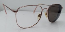 Vintage Marchon Autoflex 9 Pink Oval Metal Sunglasses Japan FRAMES ONLY