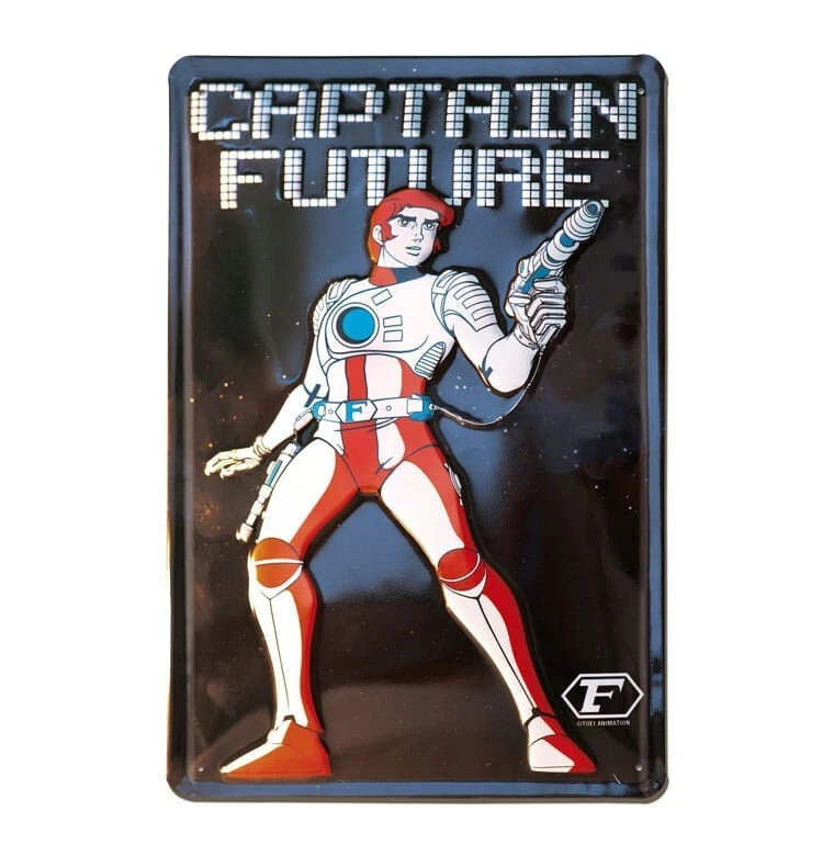 Logoshirt Captain Future Blechschild / Metal Sign 20 x 30 cm