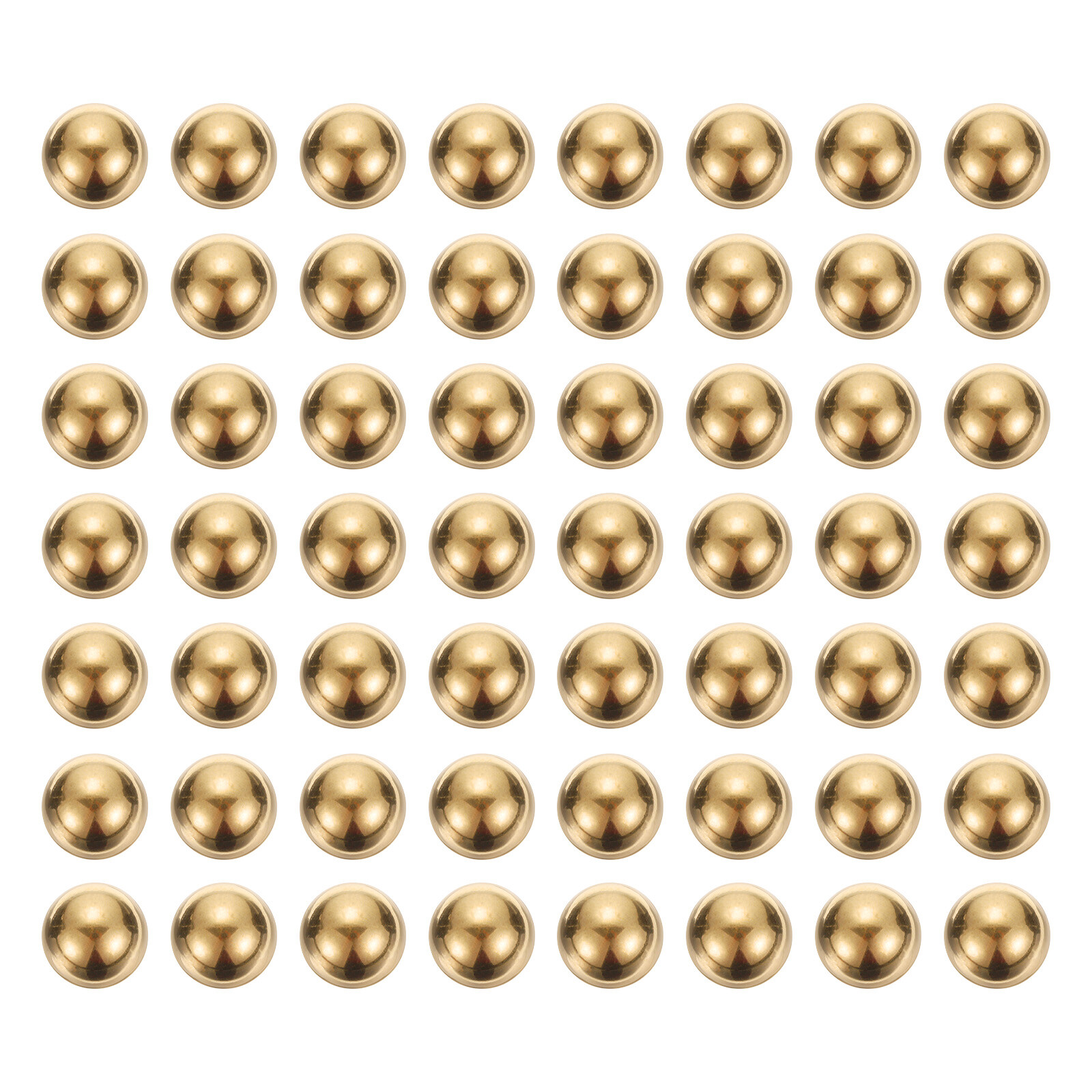 100pcs Precision Solid Brass Bearing Balls 10mm Industrial Brass Ball Spheres