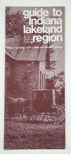 1970s Indiana IN Lakeland Goshen Warsaw Wabash Ft Wayne Vintage Travel Brochure
