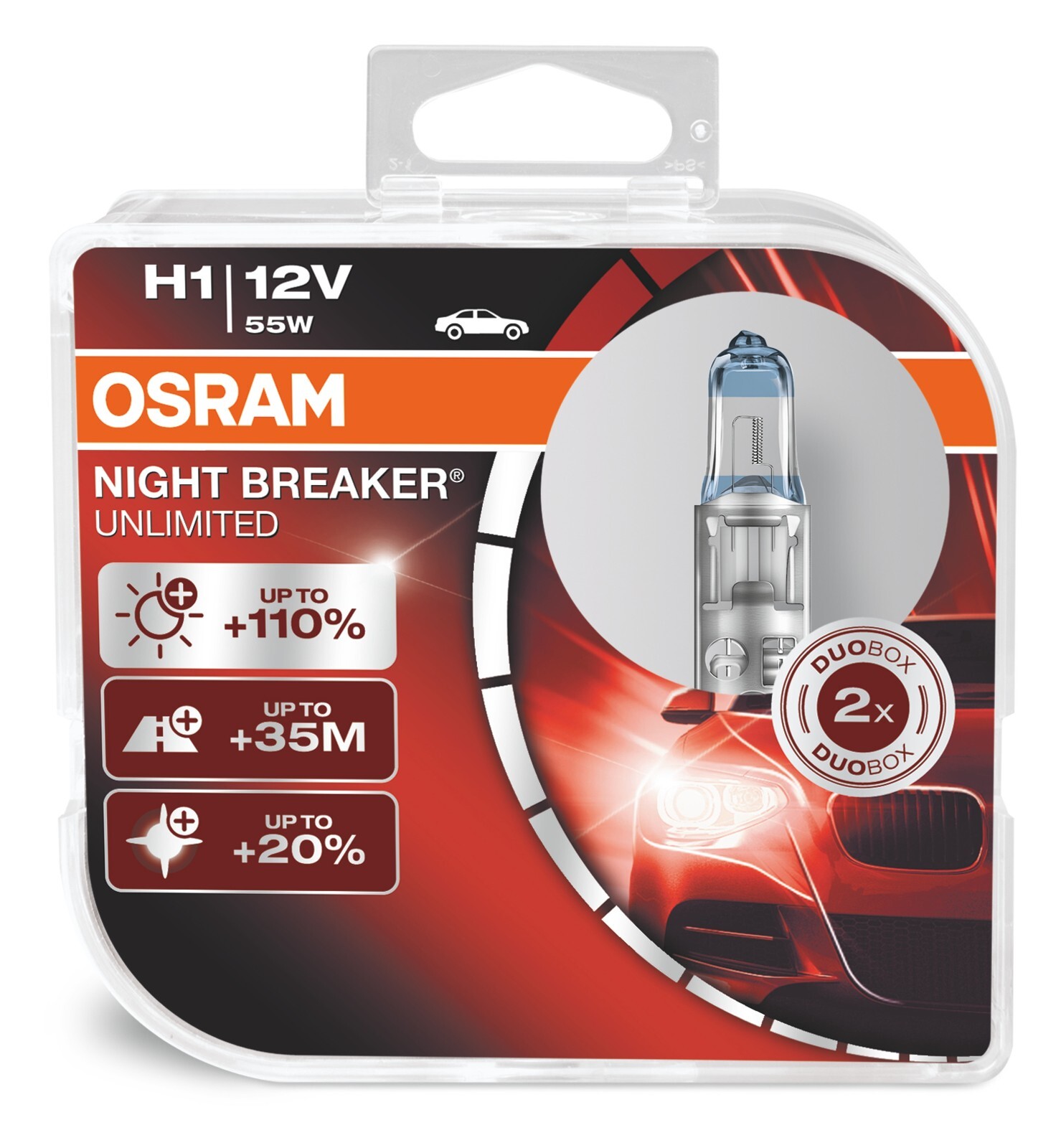 6x H1 OSRAM NIGHTBREAKER UNLIMITED BULBS (3 PACKS) HEADLIGHT BULB UPGRADE - Image 10