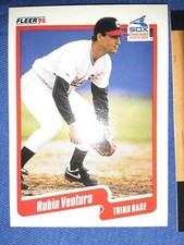 1990 Fleer Robin Ventura #550 - Chicago White Sox METS ROOKIE RC MVP HOF MLB MT