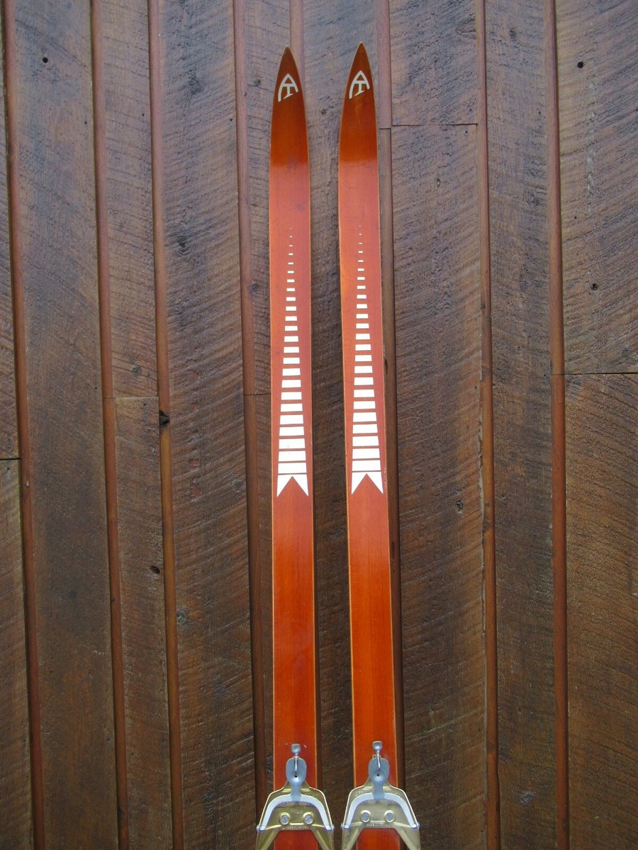 OLD Wooden Snow Skis 79