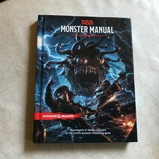 D D Monster Manual Dungeons and Dragons Book 5th Edition 5E 5.0 HB 1st '14 corre